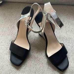 Barney’s New York Black/Silver Dress Shoe